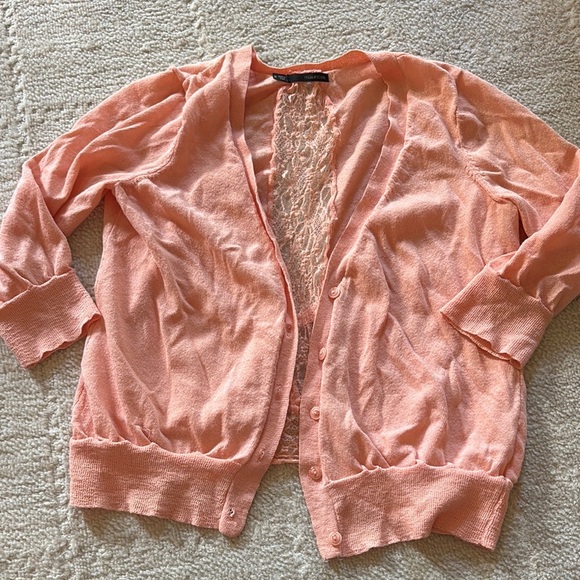 Maurices Sweaters - Maurices Peach Cardigan Sweater